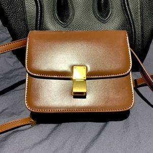 SOLD Brown Purse Box Bag